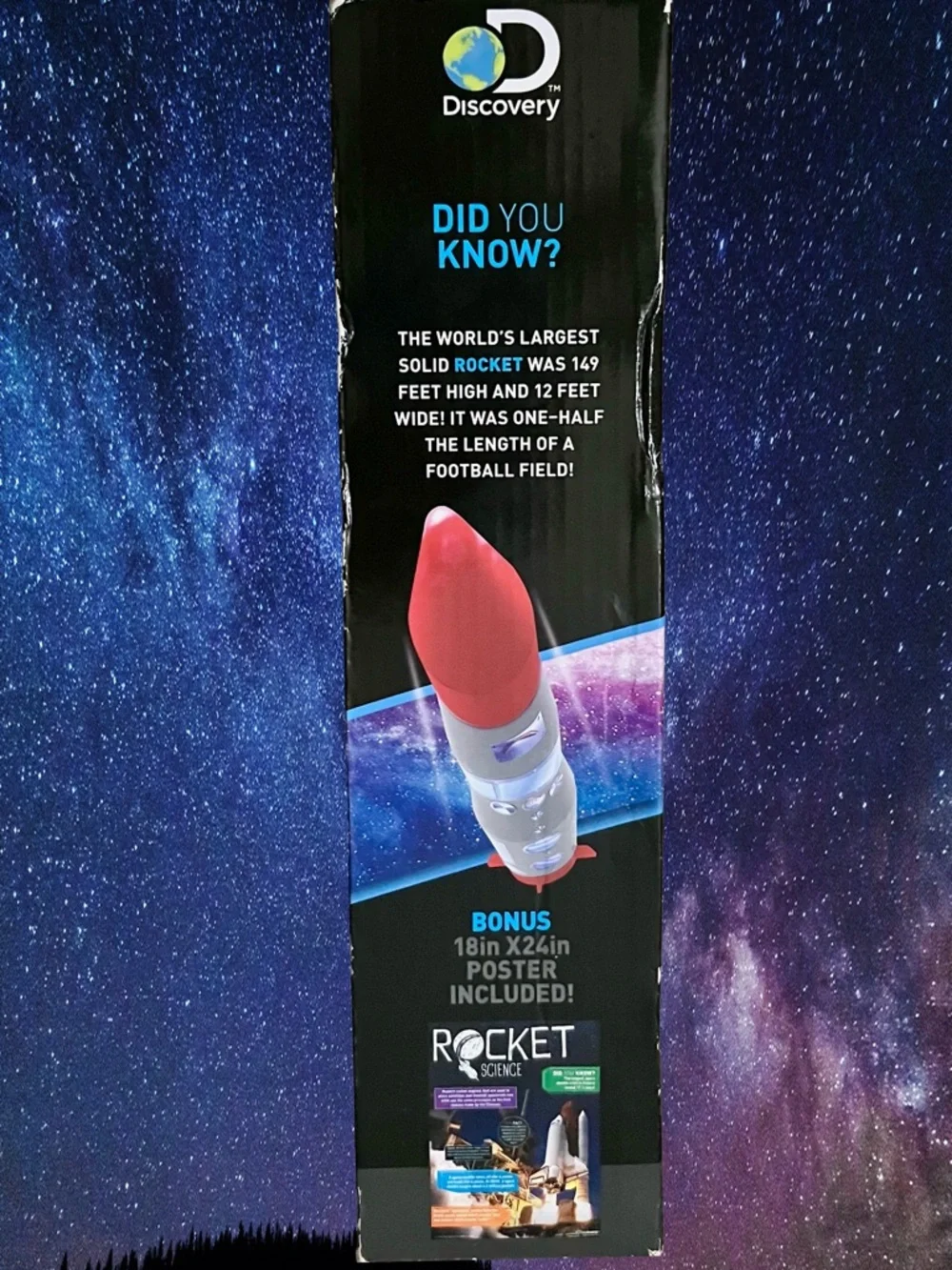 Discovery Rocket Red Silver